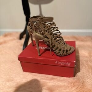 Kaleena lace up heels on size 8.5